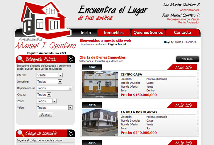 Inmobiliaria Quintero Pereira